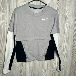 Nike sweater thumbs holes size xs